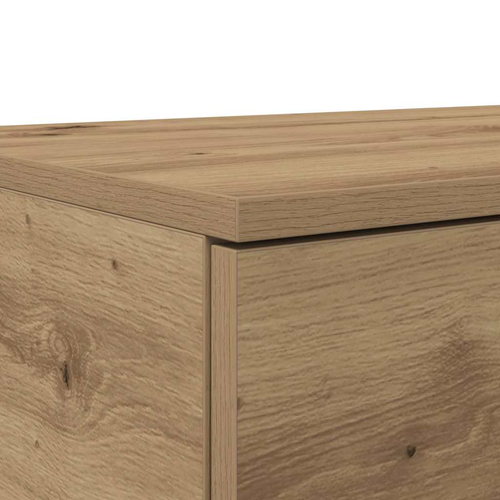 Bed Drawers Artisan Oak 180 x 36.5 x 16.5 cm Engineered Wood