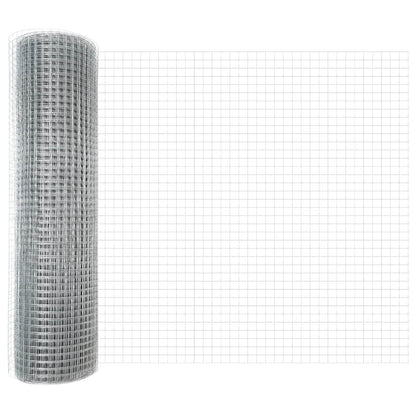 Welded Wire Fence Silver