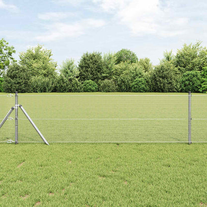 Welded Wire Fence Silver