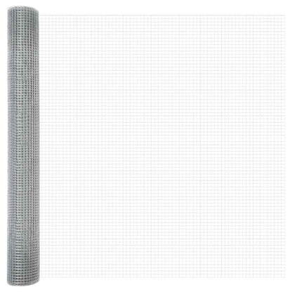 Welded Wire Fence Silver