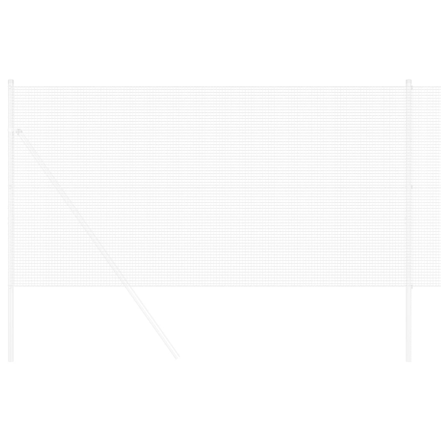 Welded Wire Fence Silver