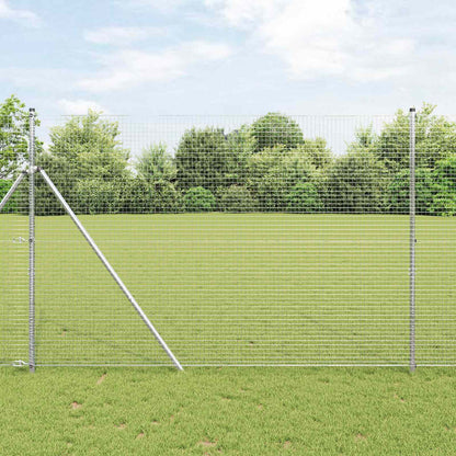 Welded Wire Fence Silver
