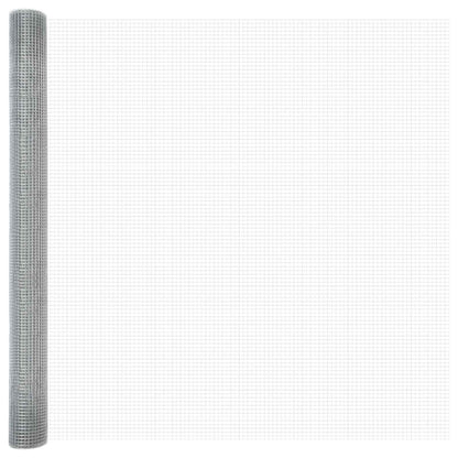 Welded Wire Fence Silver