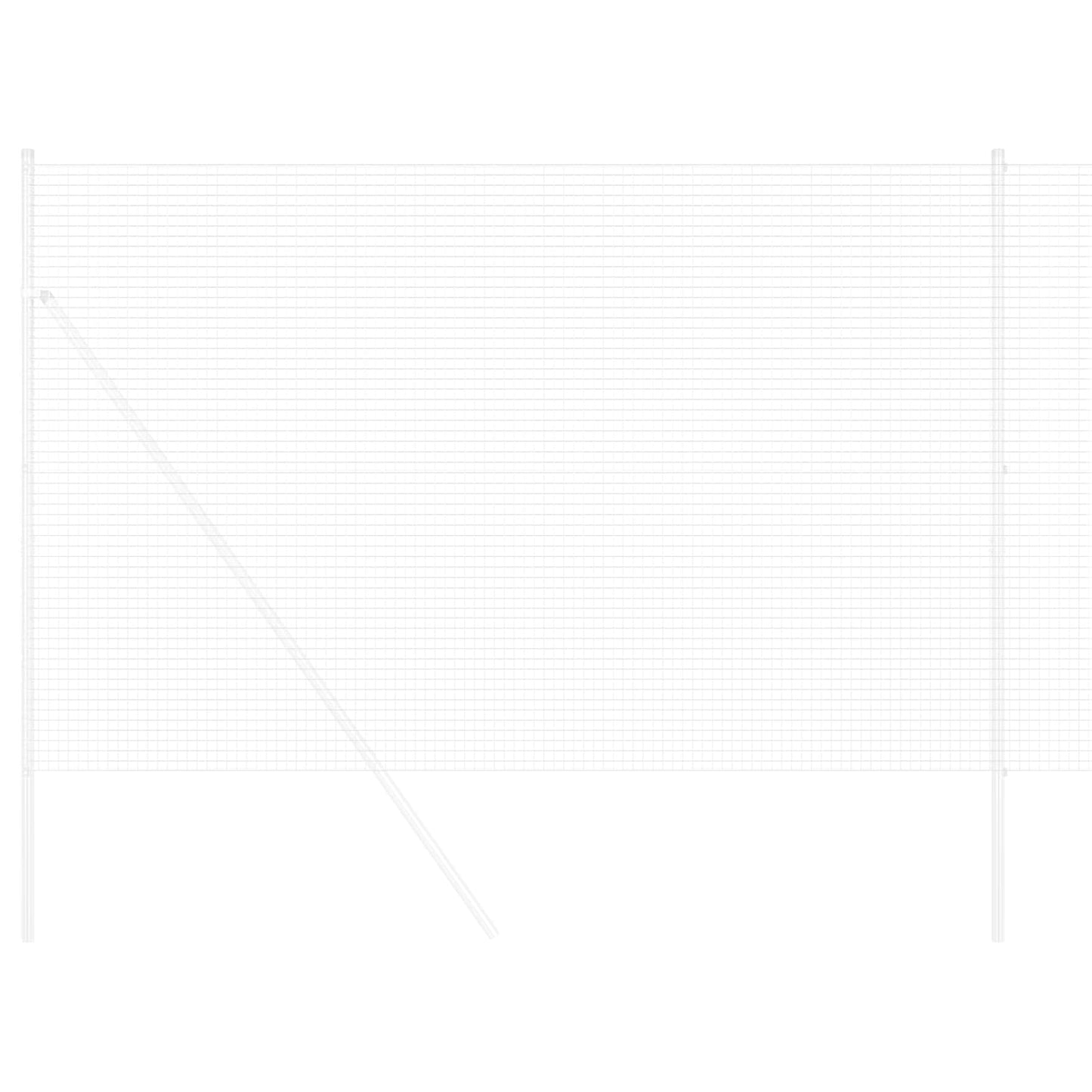 Welded Wire Fence Silver