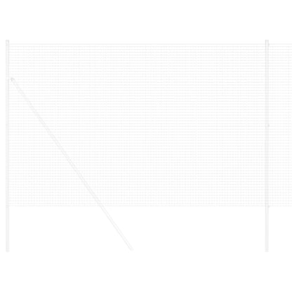 Welded Wire Fence Silver
