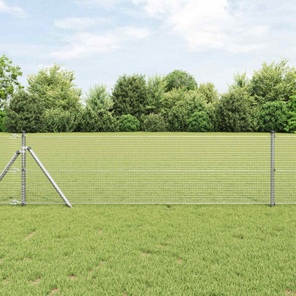 Welded Wire Fence Silver