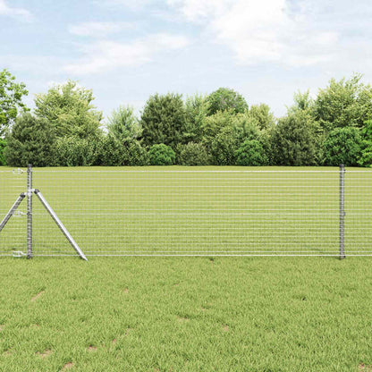 Welded Wire Fence Silver