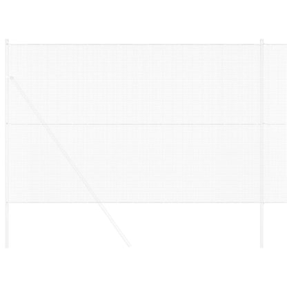 Welded Wire Fence 5000 x 150 cm Silver
