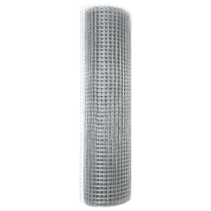 Welded Wire Fence Silver