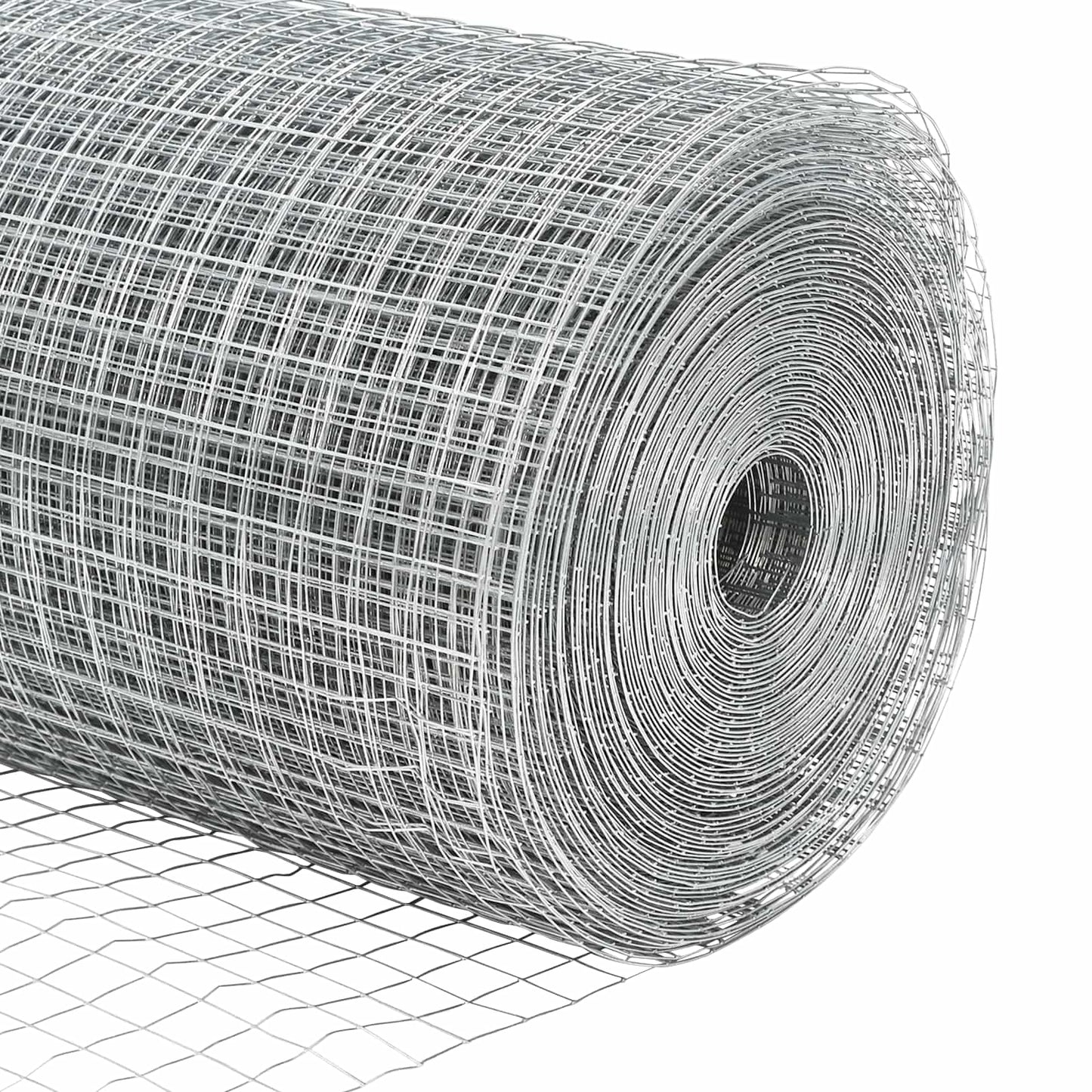 Welded Wire Fence 10000 x 100 cm Silver