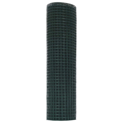 Welded Wire Fence 1000 x 40 cm Green