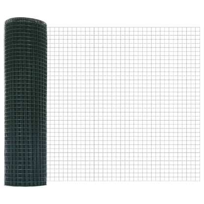 Welded Wire Fence 1000 x 80 cm Green