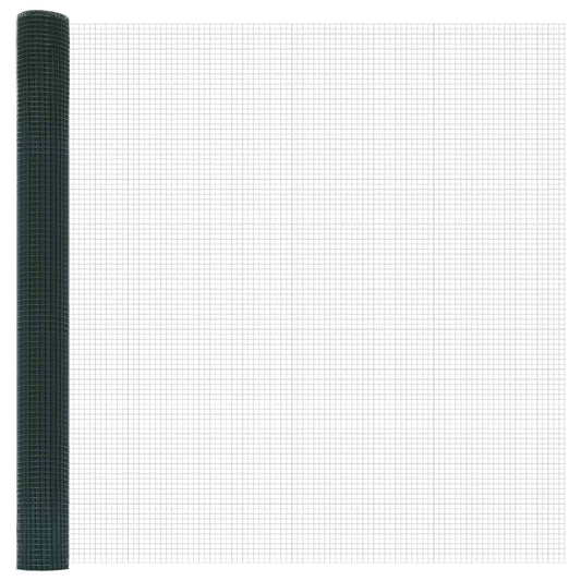 Welded Wire Fence 1000 x 160 cm Green