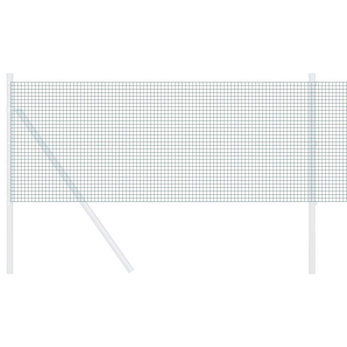 Welded Wire Fence 2500 x 40 cm Green