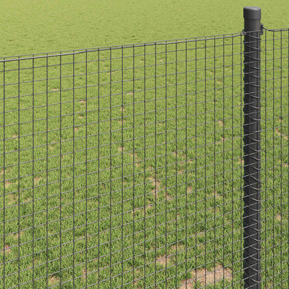 Welded Wire Fence 2500 x 40 cm Grey