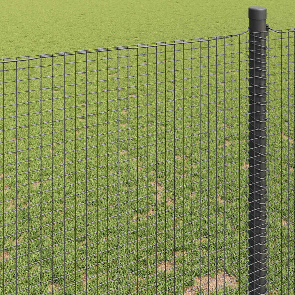 Welded Wire Fence 2500 x 60 cm Grey