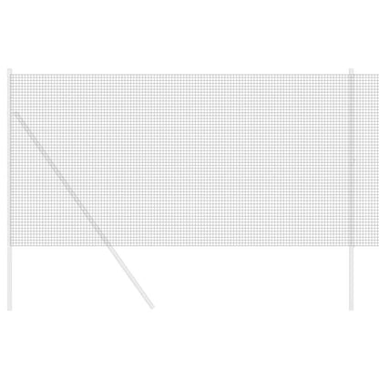Welded Wire Fence 2500 x 140 cm Grey