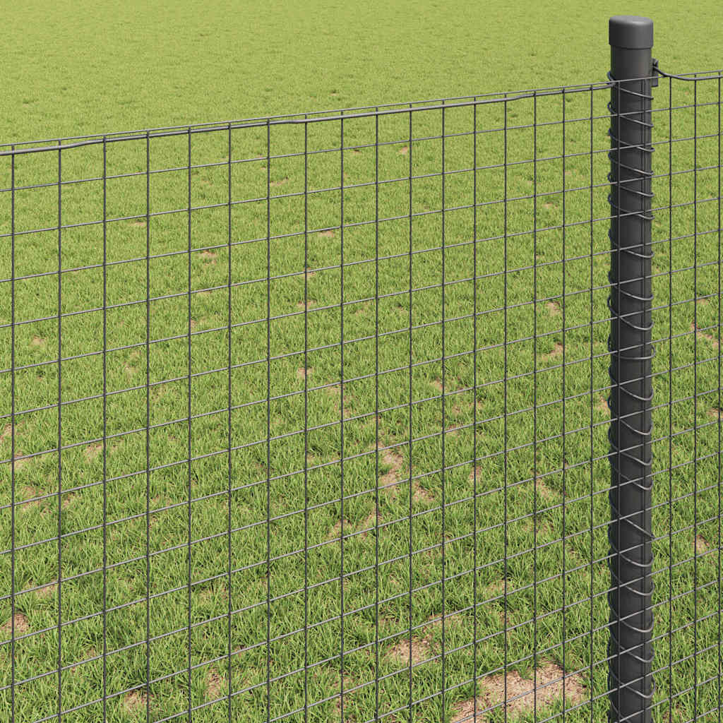 Welded Wire Fence 5000 x 100 cm Grey