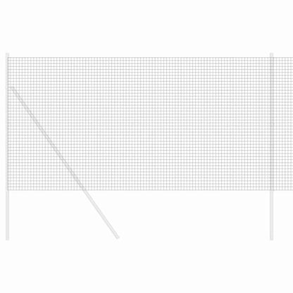 Welded Wire Fence 5000 x 100 cm Grey