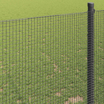 Welded Wire Fence 5000 x 120 cm Grey