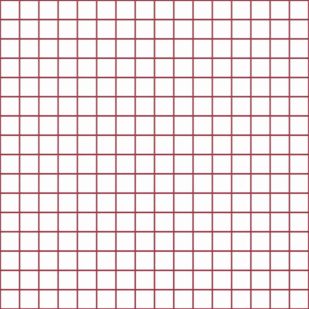 Welded Wire Fence 1000 x 150 cm Red