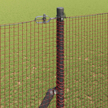 Welded Wire Fence 2500 x 150 cm Red
