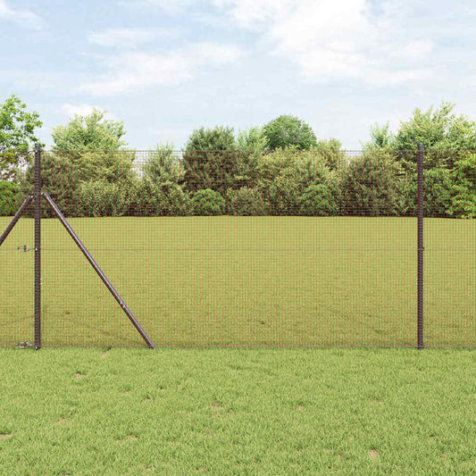 Welded Wire Fence 2500 x 150 cm Red