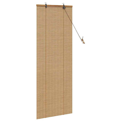 Roller Blind Brown 60 x 160 cm Bamboo