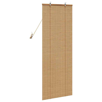 Roller Blind Brown 60 x 160 cm Bamboo