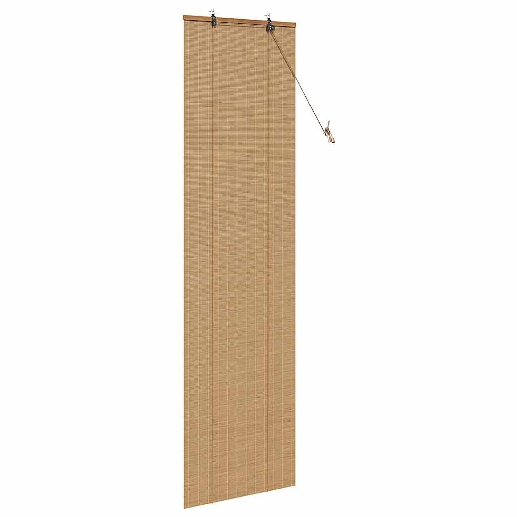 Roller Blind Brown 60 x 220 cm Bamboo