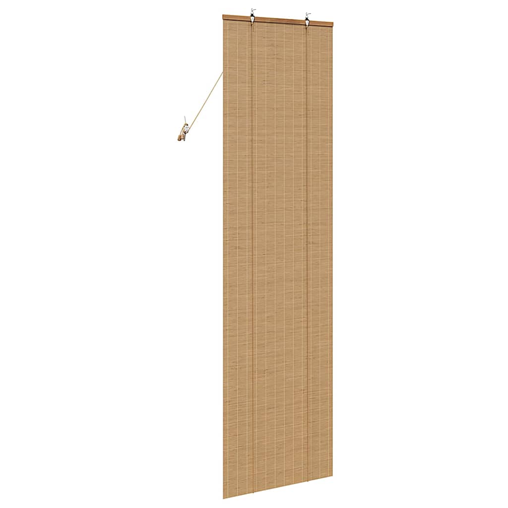 Roller Blind Brown 60 x 220 cm Bamboo