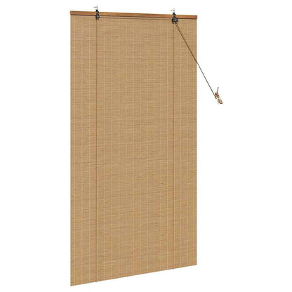 Roller Blind Brown 90 x 160 cm Bamboo
