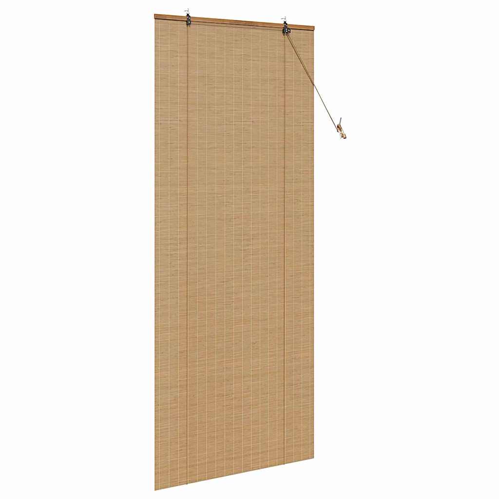 Roller Blind Brown 90 x 220 cm Bamboo