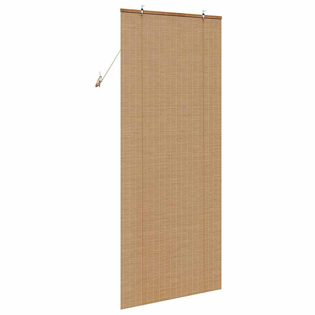 Roller Blind Brown 90 x 220 cm Bamboo