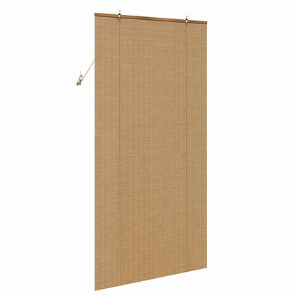 Roller Blind Brown 100 x 220 cm Bamboo