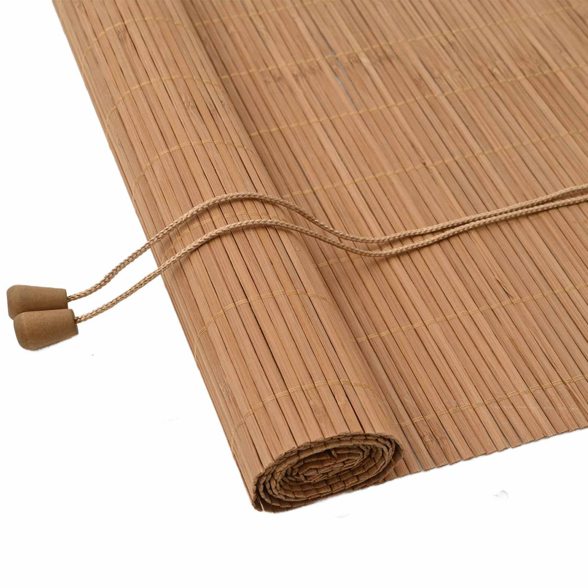 Roller Blind Brown 110 x 160 cm Bamboo