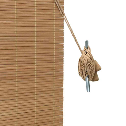 Roller Blind Brown 120 x 160 cm Bamboo