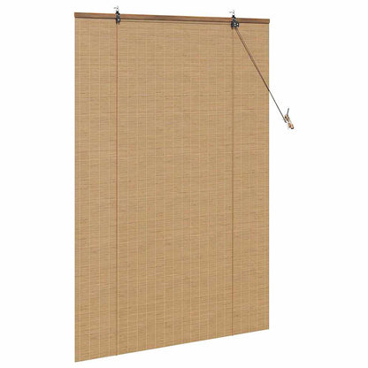 Roller Blind Brown 120 x 160 cm Bamboo