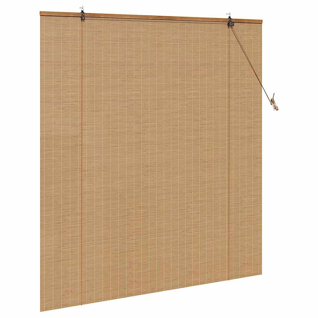 Roller Blind Brown 150 x 160 cm Bamboo