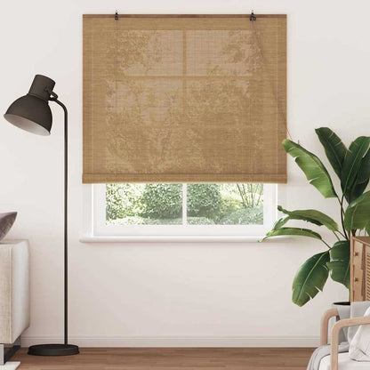 Roller Blind Brown 150 x 220 cm Bamboo