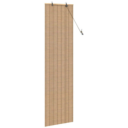 Roller Blind Natural and Brown 60 x 220 cm Bamboo