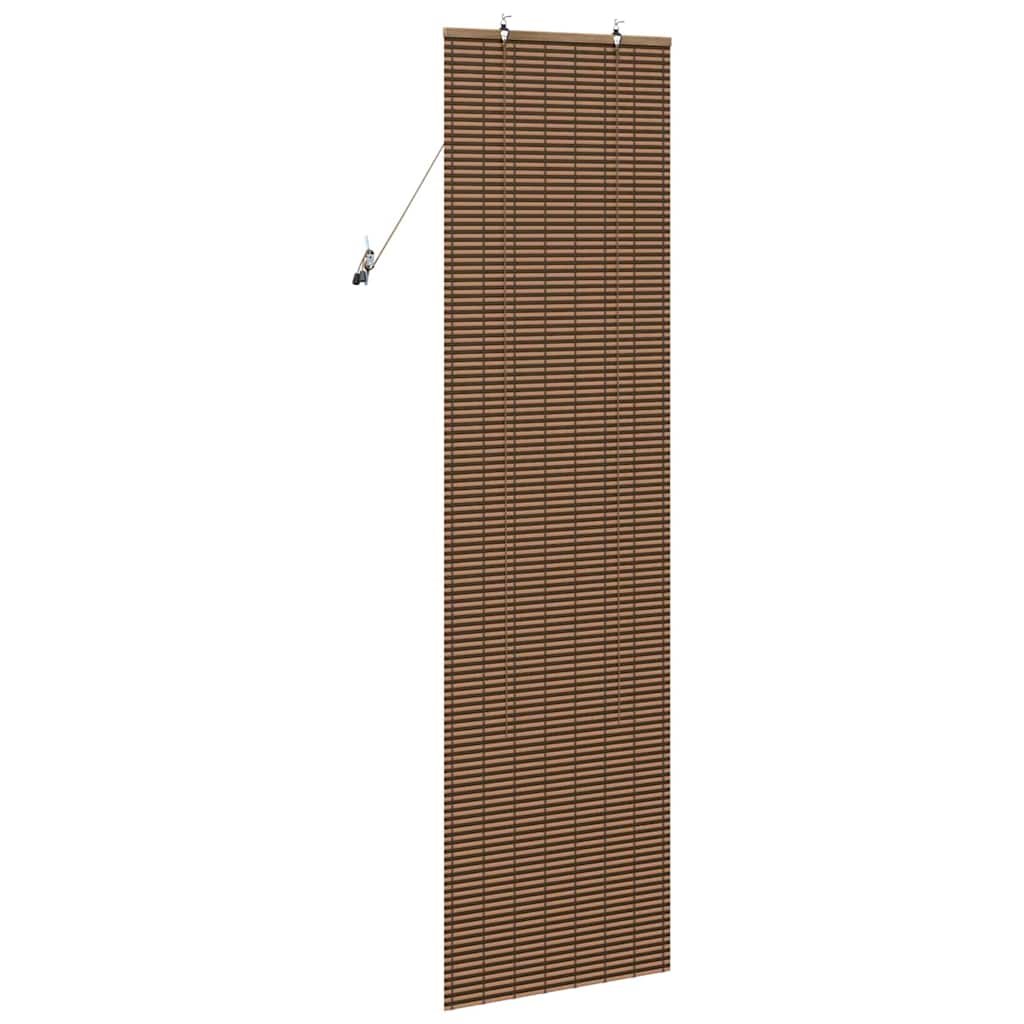 Roller Blind Brown 60 x 220 cm Bamboo