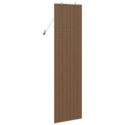 Roller Blind Brown 60 x 220 cm Bamboo