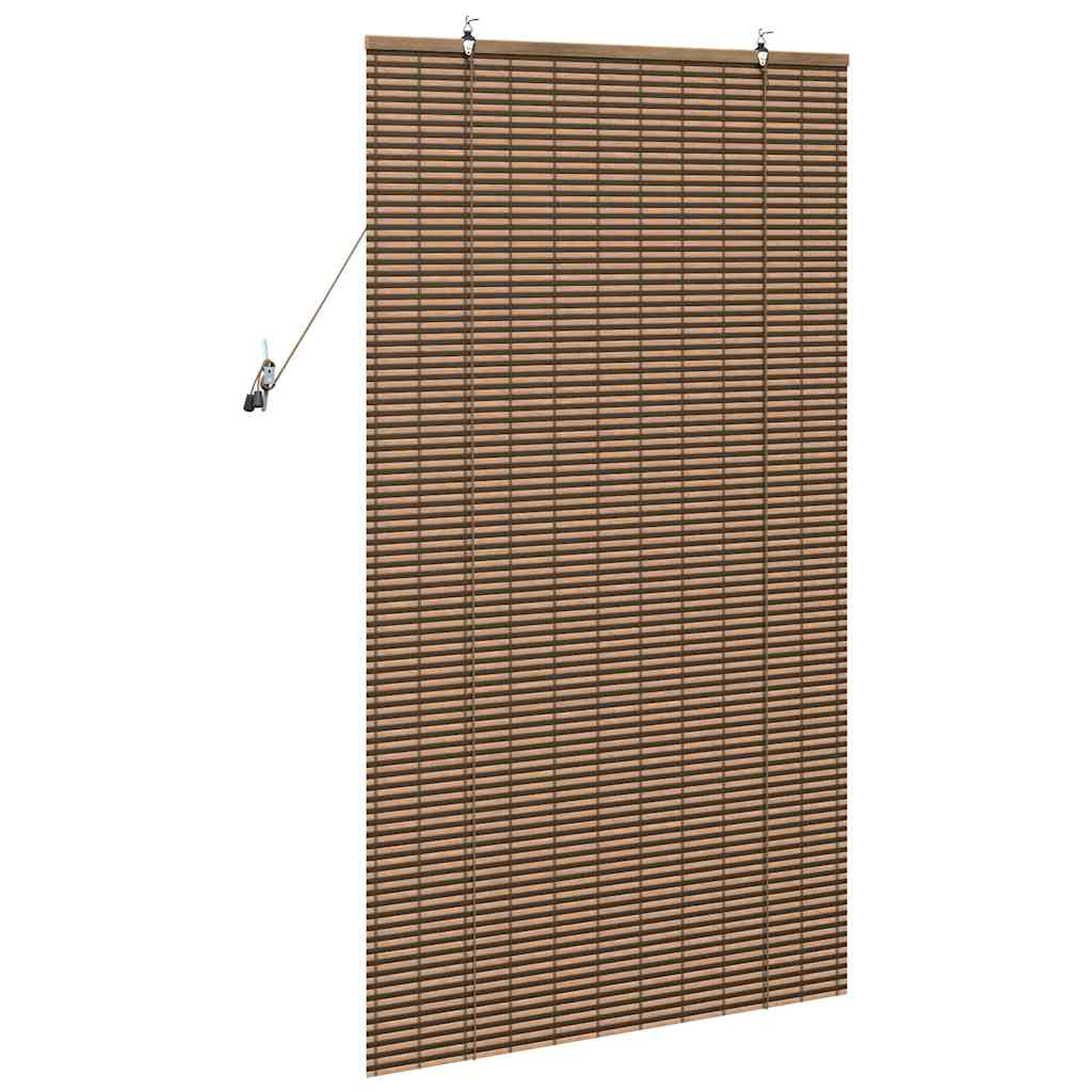 Roller Blind Brown 80 x 160 cm Bamboo