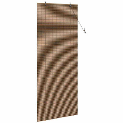 Roller Blind Brown 80 x 220 cm Bamboo