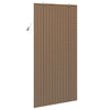 Window Blind with Curtains Manual Brown 110 x 220 cm Bamboo