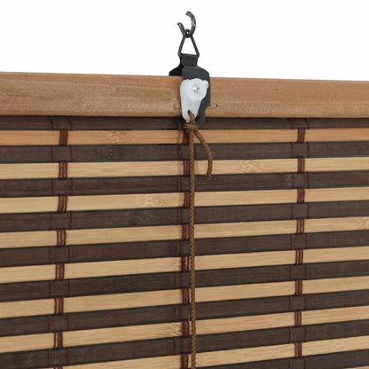 Roller Blind Brown 120 x 160 cm Bamboo