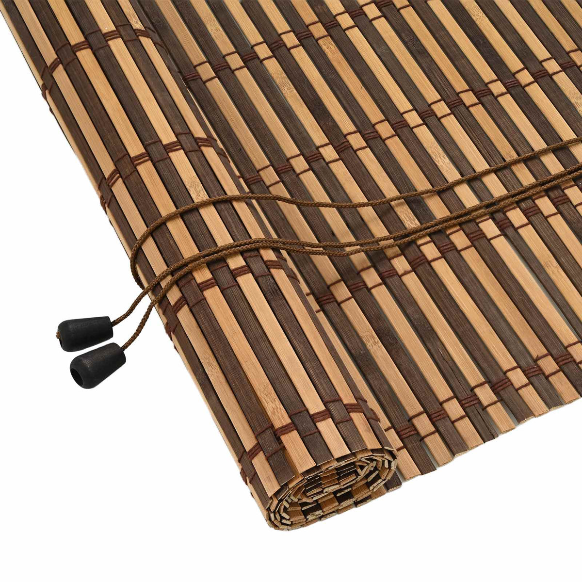 Roller Blind Brown 120 x 160 cm Bamboo