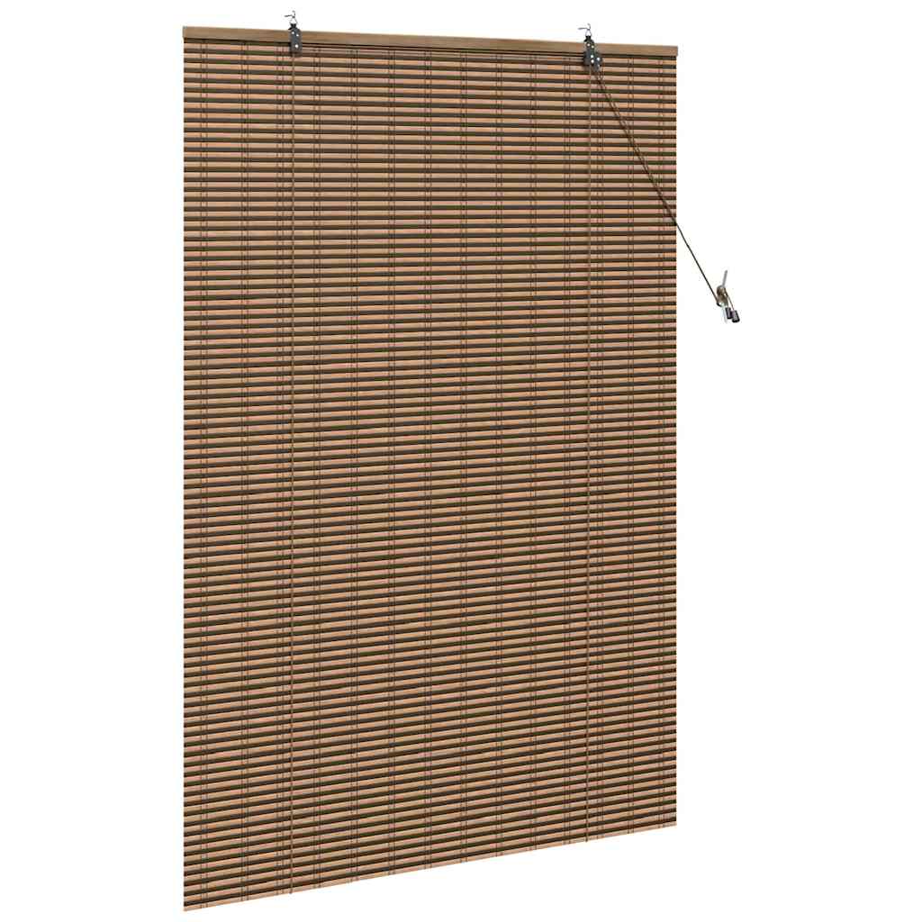 Roller Blind Brown 120 x 160 cm Bamboo