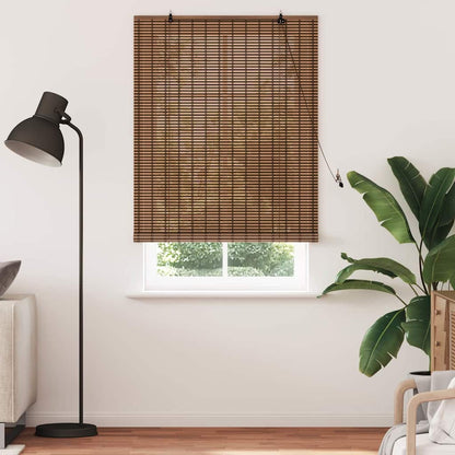 Roller Blind Brown 120 x 220 cm Bamboo